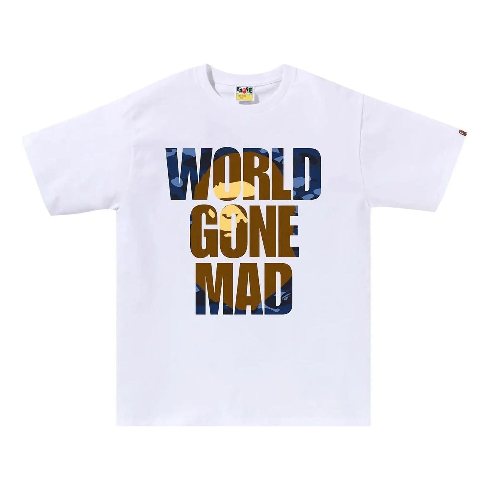 A Bathing Ape Color Camo WGM Ape Head Overlap T-Shirt 'White' 1K80-110-024-WHITE