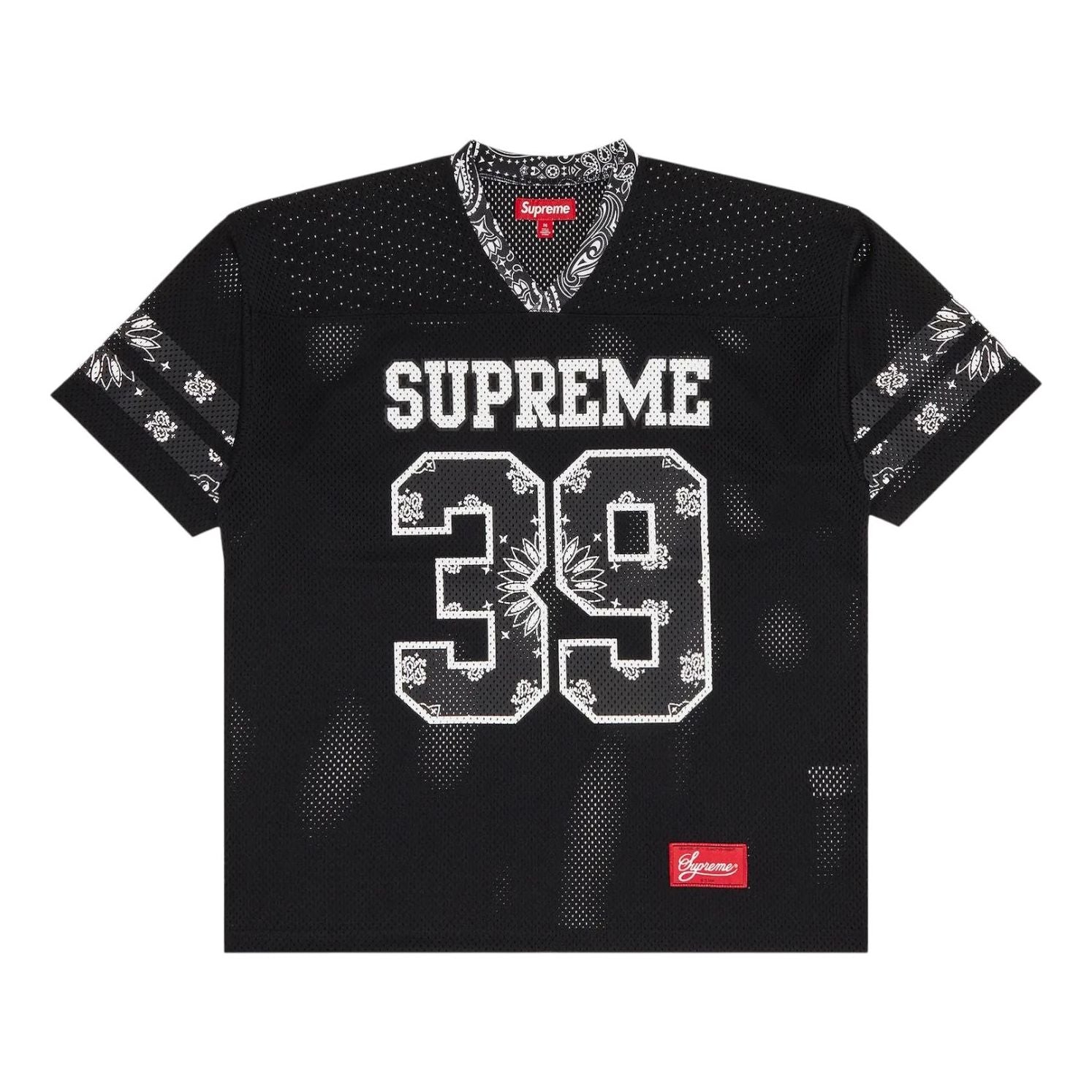Supreme Bandana Football Jersey 'Black' SS25KN94-BLACK