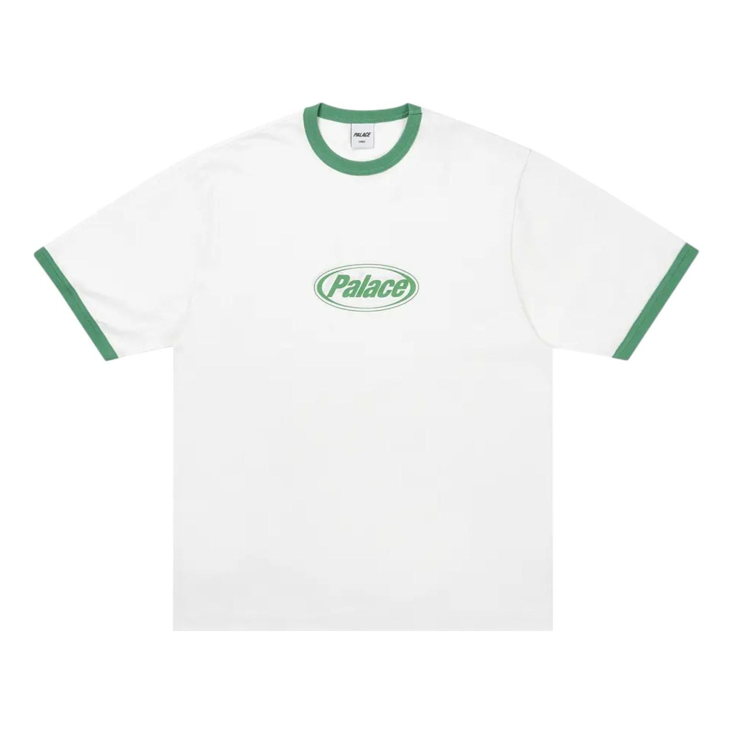 Palace Elipse Ringer T-Shirt 'White' P29ES021