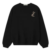 Fear of God Essentials Waffle Crewneck Sweater 'Vintage Black' 192HO254331F-XXL