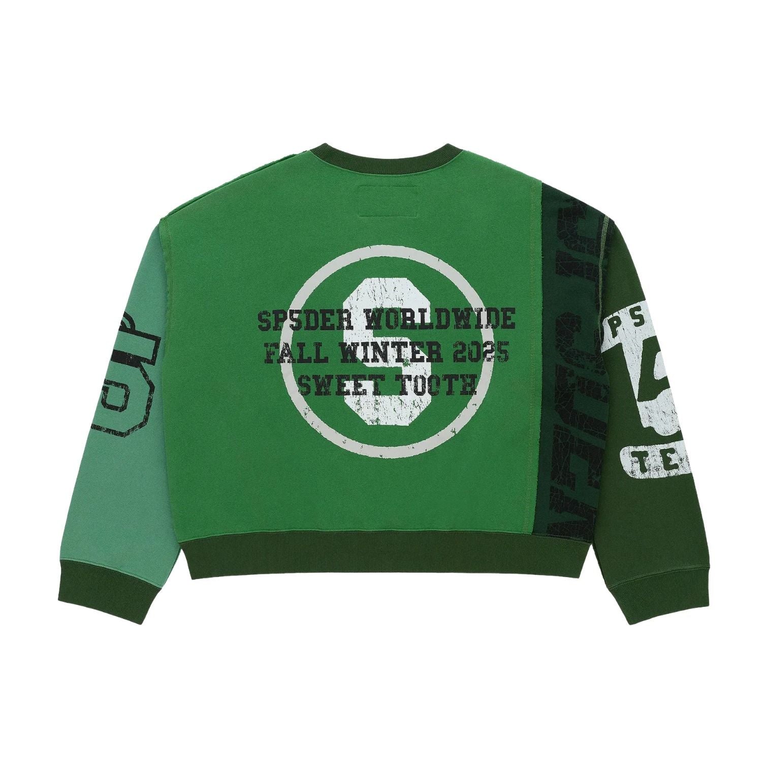 Sp5der Superfive Crewneck 'Green' ST018FW25GRN