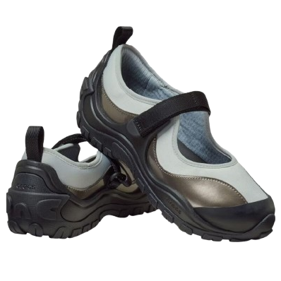 (WMNS) Crocs EXP Terre Ballet 'Gunmetal Black' 210639-923