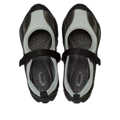 (WMNS) Crocs EXP Terre Ballet 'Gunmetal Black' 210639-923