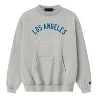 Fear of God Essentials Dodgers Sport Crewneck 'Concrete Heather' 192ML254309F