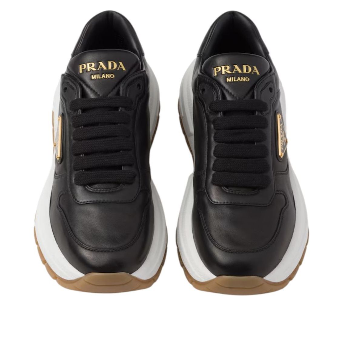 (WMNS)	PRADA PRAX 01 Leather 'Black Gum' 1E804M-038-F0632-F-B045