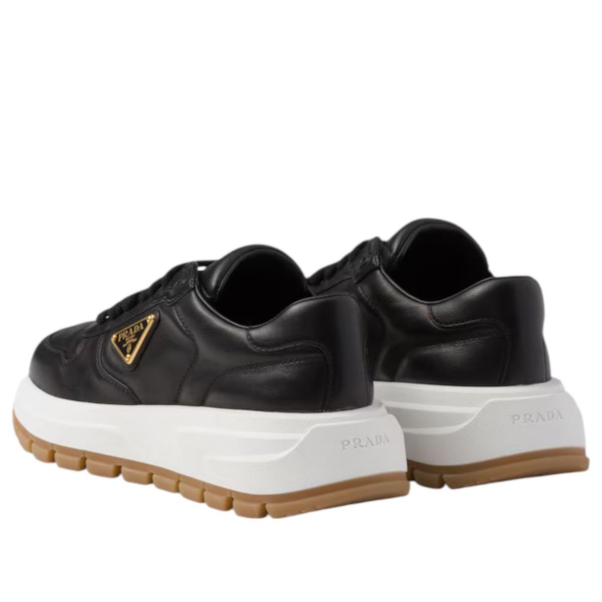(WMNS)	PRADA PRAX 01 Leather 'Black Gum' 1E804M-038-F0632-F-B045
