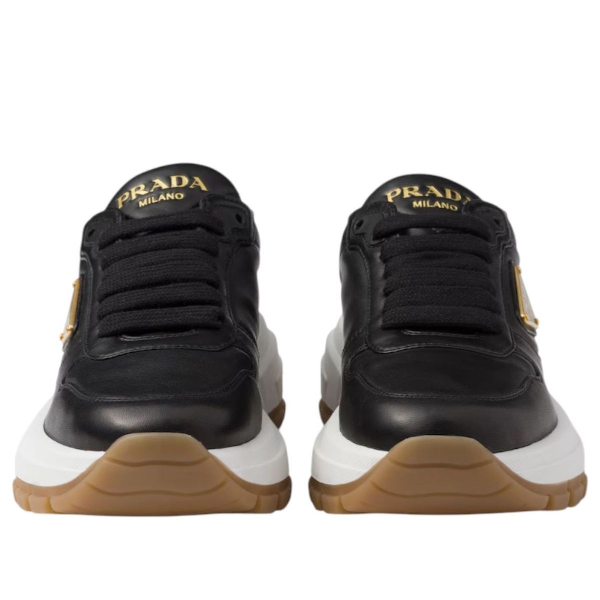 (WMNS)	PRADA PRAX 01 Leather 'Black Gum' 1E804M-038-F0632-F-B045