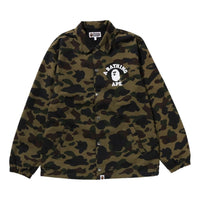 A Bathing Ape 1st Camo Nylon Tussah Coach Jacket 'Green' 1K30-140-005-GREEN