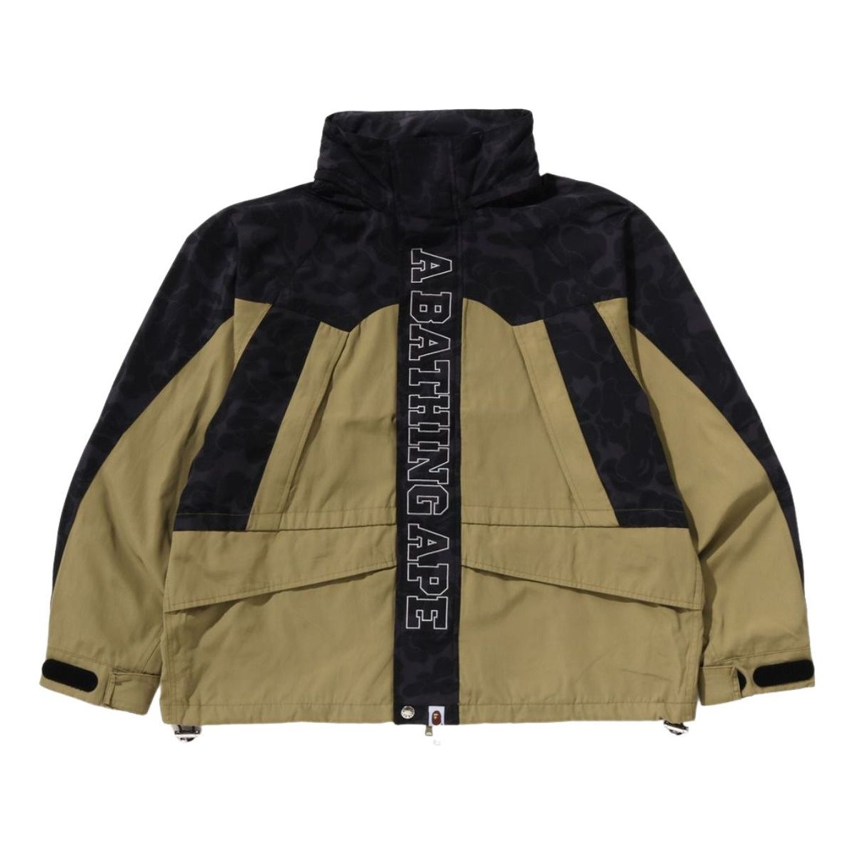 A Bathing Ape Camo Panel Snowboard Jacket 'Olivedrab' 1K80-140-324-OLIVE