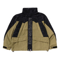A Bathing Ape Camo Panel Snowboard Jacket 'Olivedrab' 1K80-140-324-OLIVE