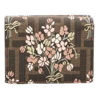 (WMNS) Fendi SS25 FF Tri-Fold Wallet Flower Bouquet 'Brown' 8M0480AURFF174H
