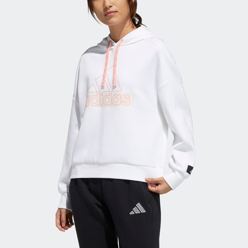 (WMNS) adidas Str Sweat Hoodies 'White' GP0722