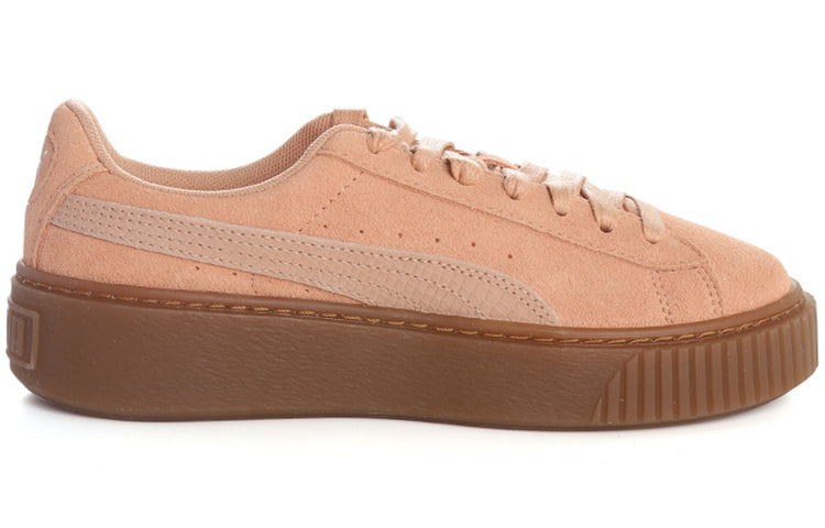 (WMNS) PUMA Suede Platform Animal 'Pink' 365109-05
