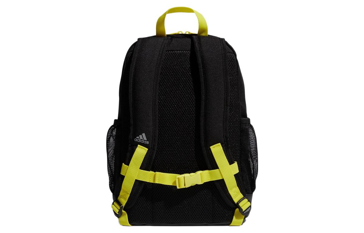 (GS) adidas Classic Backpack LK Graphic 'Black Yellow' FM6825