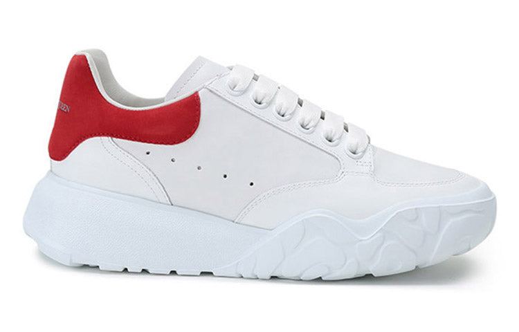 (WMNS) Alexander McQueen Court Trainer 'White Red' 633915WHZ969676