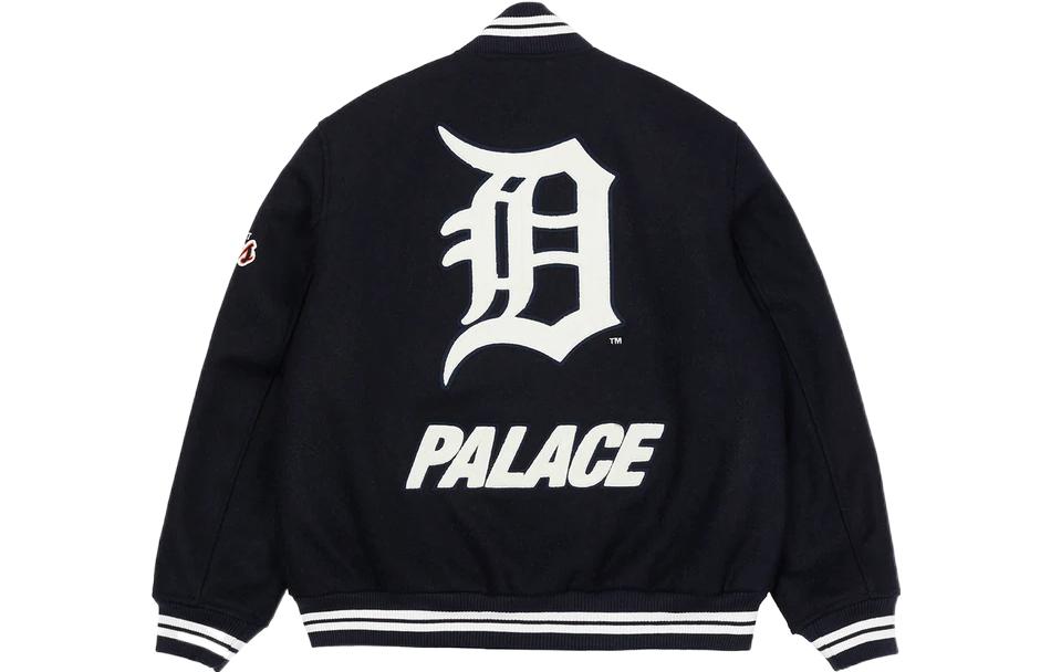 Palace X New Era Detroit Tigers New Ear Wool Stadium Jacket 'Navy' P21DNJK001