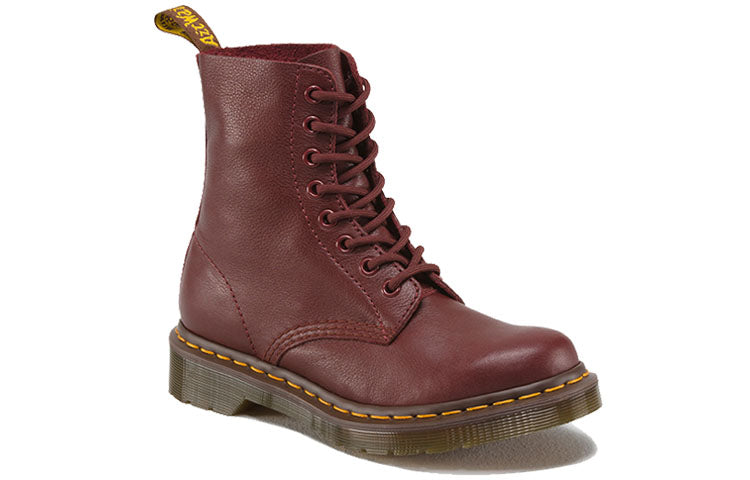 (WMNS) Dr. Martens Pascal Dress Blues 8-Eye Boots Red 13512411