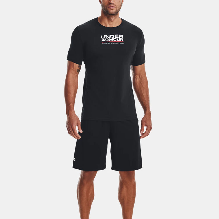Under Armour Multicolor Box Logo T-shirt 'Black' 1370529-002