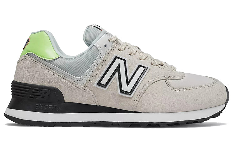 (WMNS) New Balance 574 'Raw Silk Bleached Lime Glow' WL574PF2