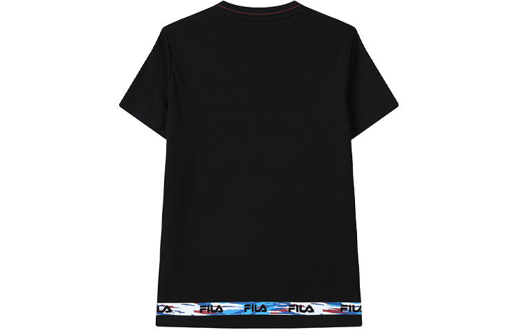(WMNS) FILA x 3.1 phillip lim Printing Round-neck Tee Black F11W126104F-BK