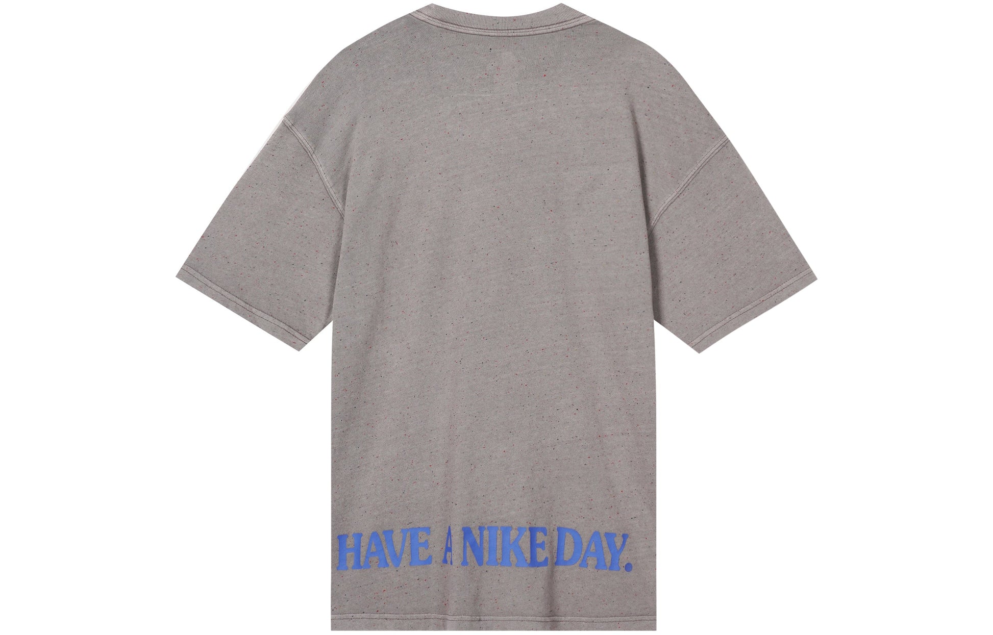 Men's Nike SS22 Round Neck Daisy Printing Short Sleeve Gray T-Shirt DM6334-289