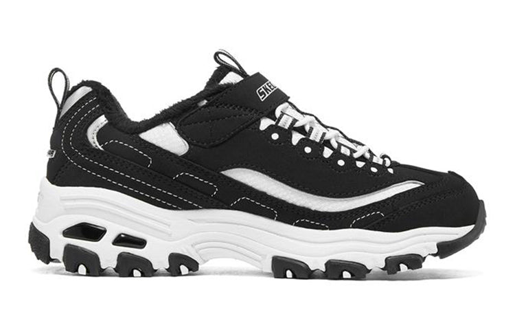 (GS) Skechers Dlites Running Shoes 'Black White' 302539L-BKW