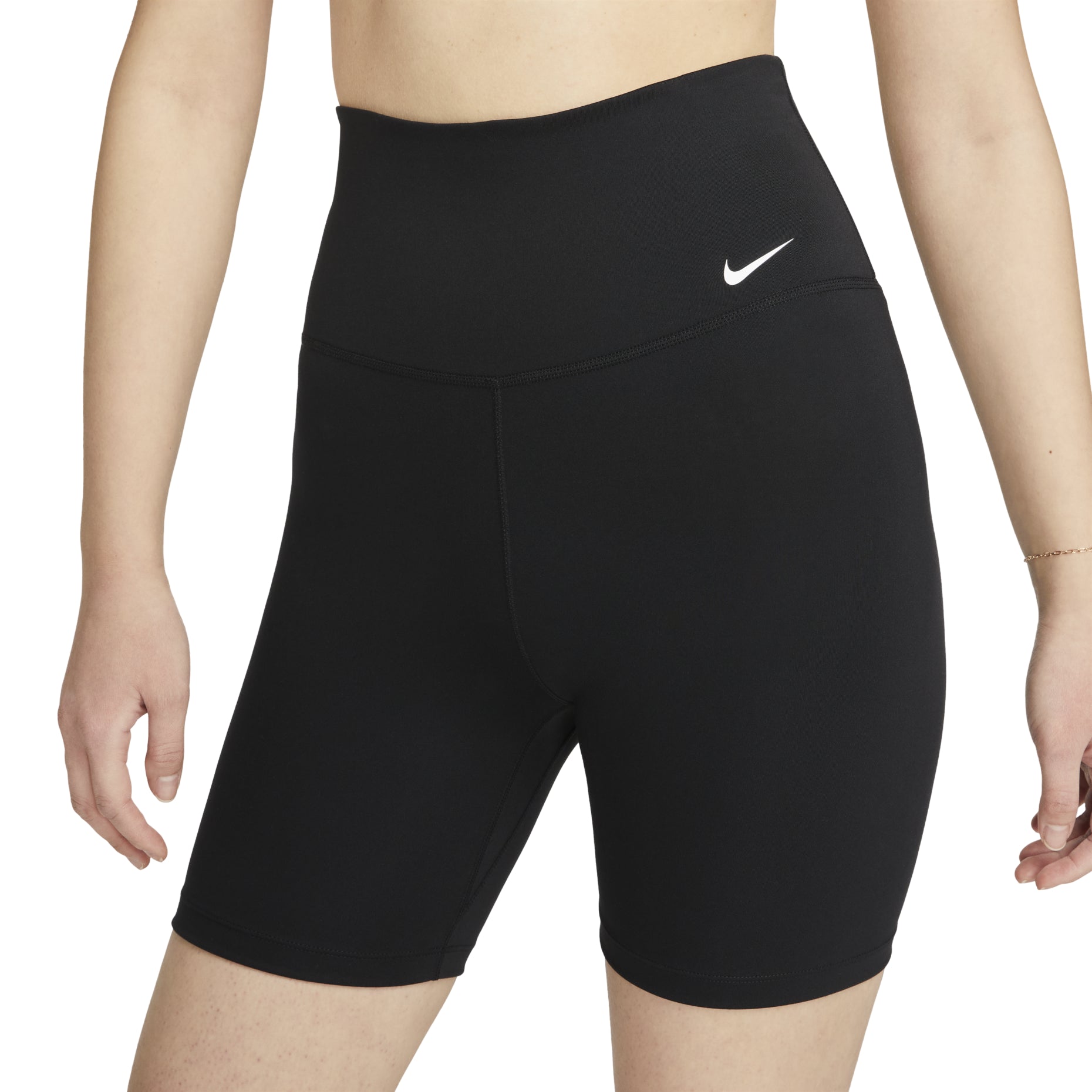 (WMNS) Nike Dri-Fit One High-Waisted 18-Centimeter Cycling Shorts 'Black' DV9023-010