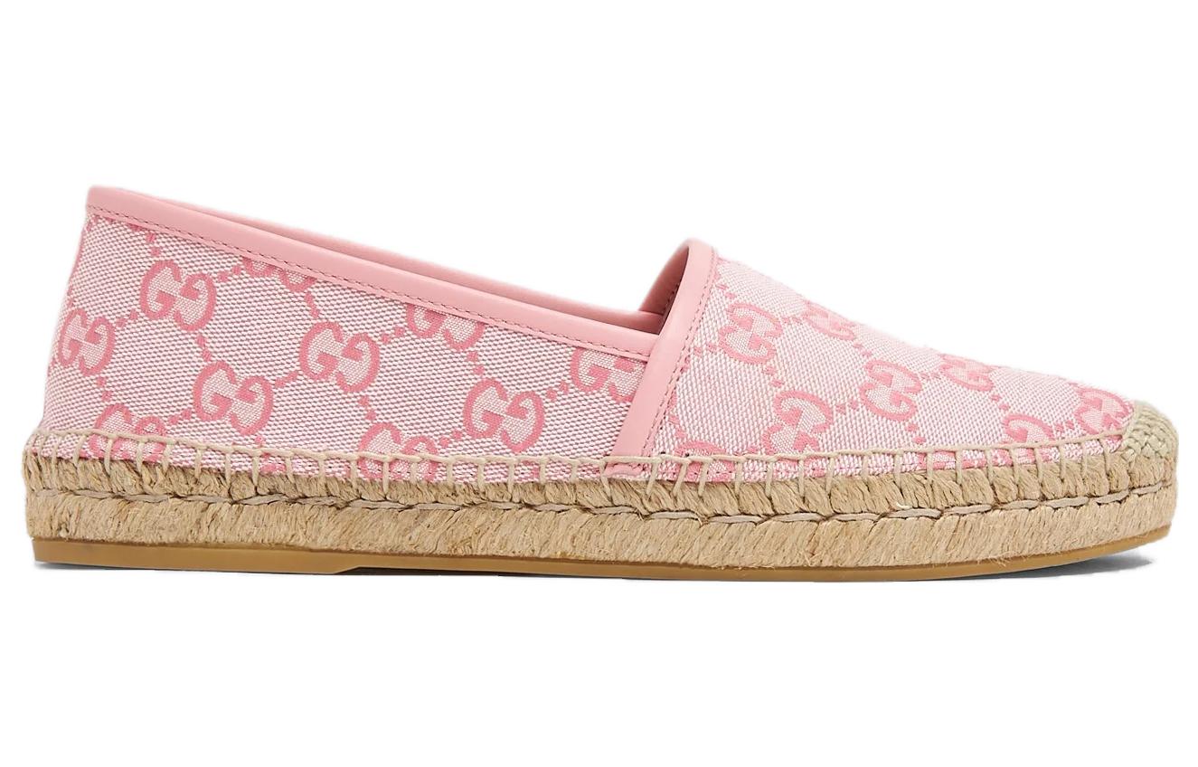 (WMNS) Gucci GG Monogram Espadrilles 'Soft Pink' 739165-9SF40-8472