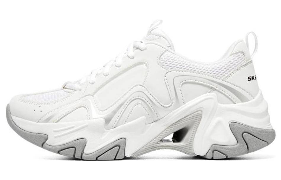 (WMNS) Skechers Stamina V3 Shoes 'White Grey' 896151-WSL