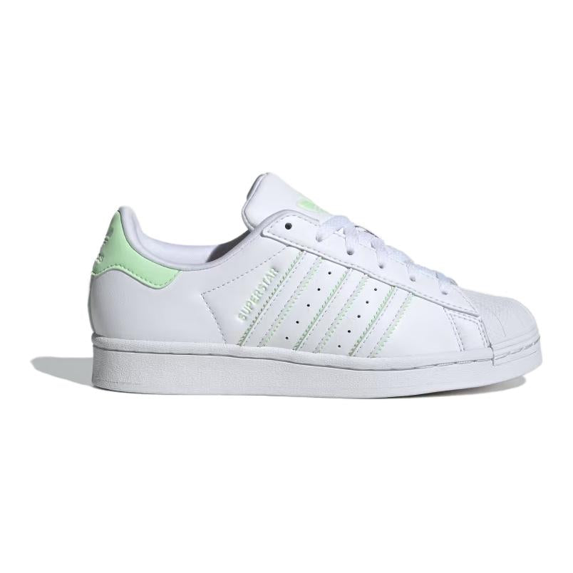 (GS) adidas Superstar 'White Semi Green Spark' IE0270