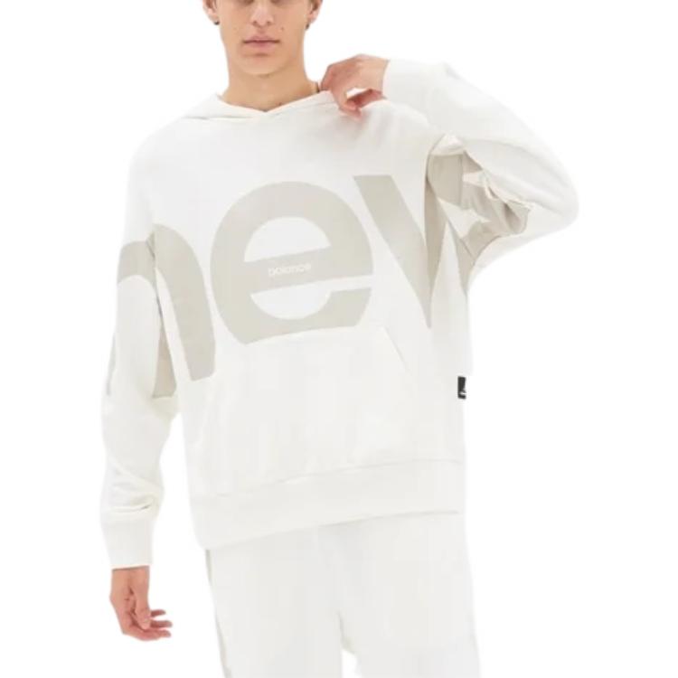 New Balance Athletics Unisex Out of Bounds Hoodie Asia Sizing 'Sea Salt' UT23504-SST