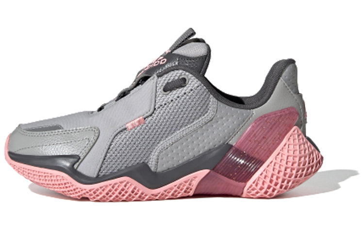(GS) adidas 4UTURE RNR J Grey/Pink FV2784