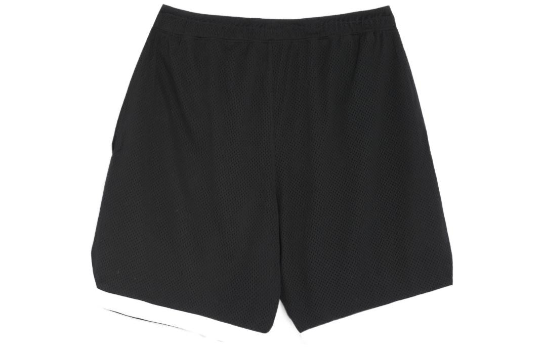 Men's Air Jordan Sport DNA Printing Logo Lacing Mesh Breathable Shorts Black DM1414-010