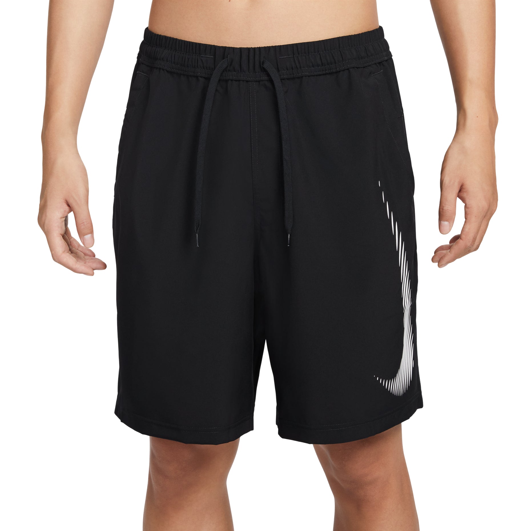 Nike Form Dri-FIT 9 Inch Unlined Versatile Shorts Asia Sizing 'Black White' HJ4046-010