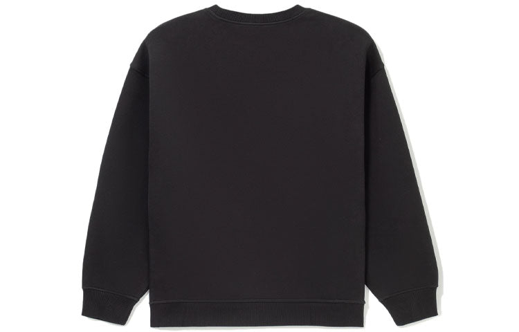 Li-Ning Sports Stylish Series Reversible Loose Round Neck Pullover 'Black' AWDS085-5