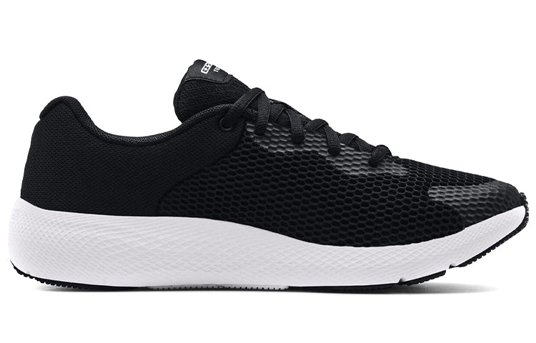 (WMNS) Under Armour Charged Pursuit 2 Big Logo 'Black Jet Grey' 3024143-002