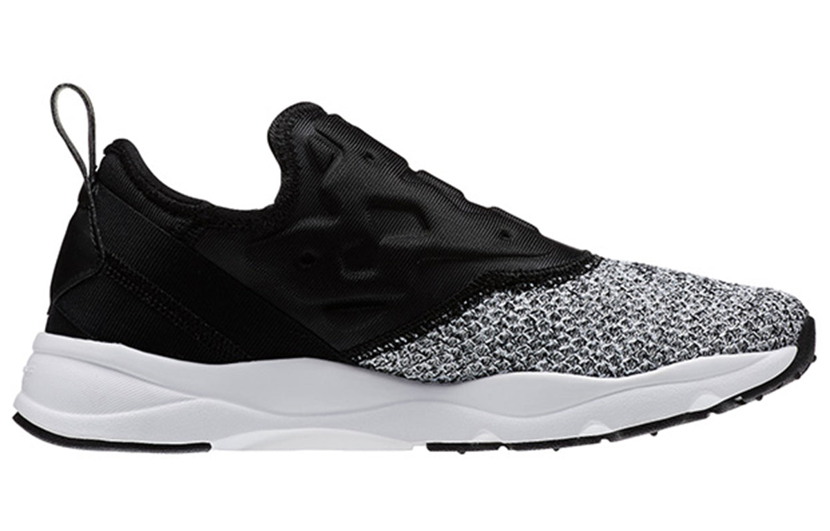 Reebok Furylite Slip-On Lux 'Black Grey' V69630