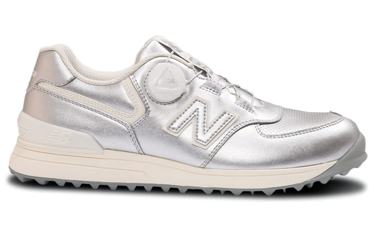 (WMNS) New Balance 574 V3 BOA Golf Shoes 'Silver White' WGBS574S