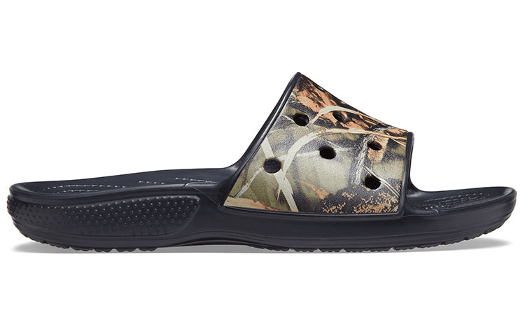 Crocs Classic Stylish Sports Slippers Unisex Black Brown 206521-001