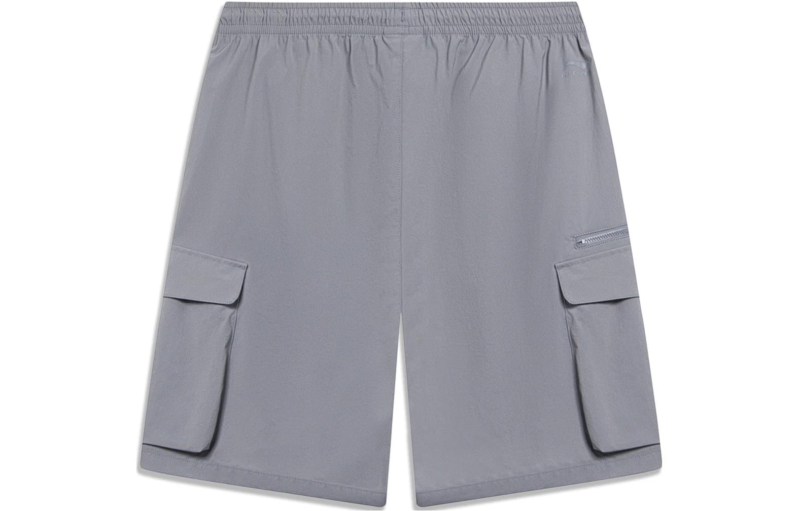 Li-Ning Cargo Shorts 'Shark Grey' AKST071-1
