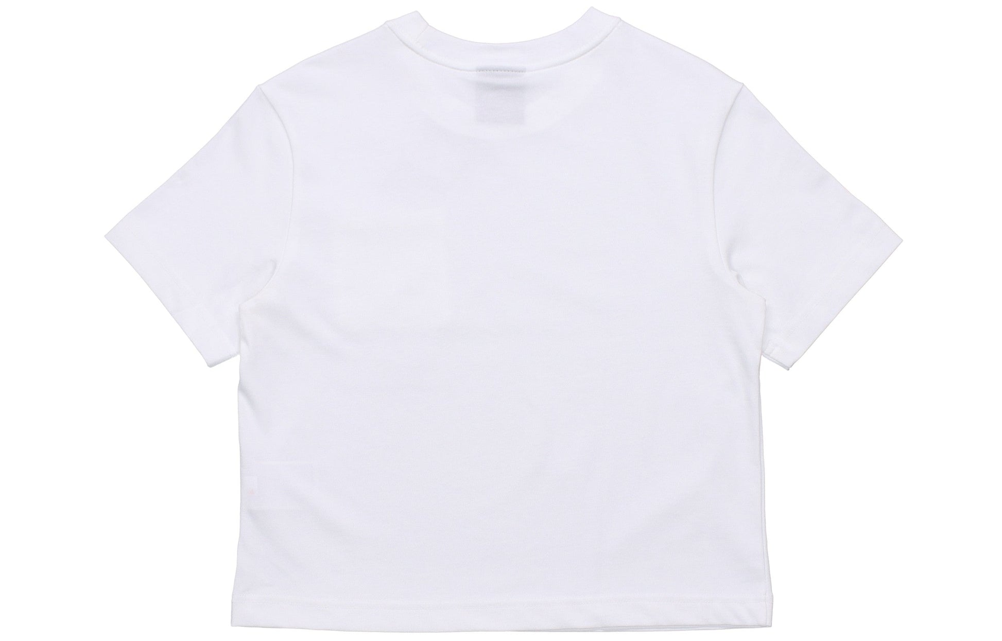 (WMNS) Nike Sportswear Swoosh Short Printed Round Neck Pullover T-Shirt White CZ8912-100