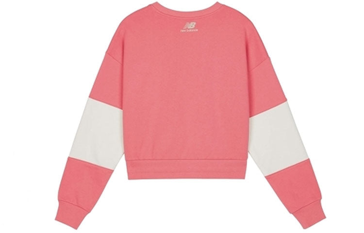 (WMNS) New Balance Pullover Shirt Asia Sizing 'Pink Peach' AWT03336-CRO