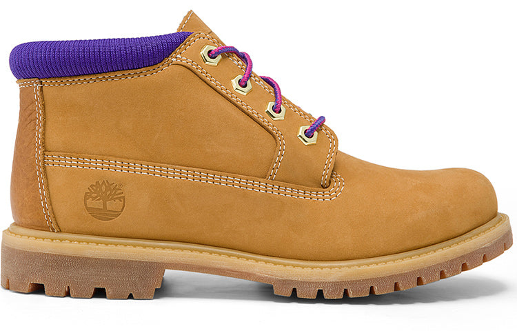 (WMNS) Timberland Nellie Waterproof Chukka Boots 'Wheat Purple' A2JSJW