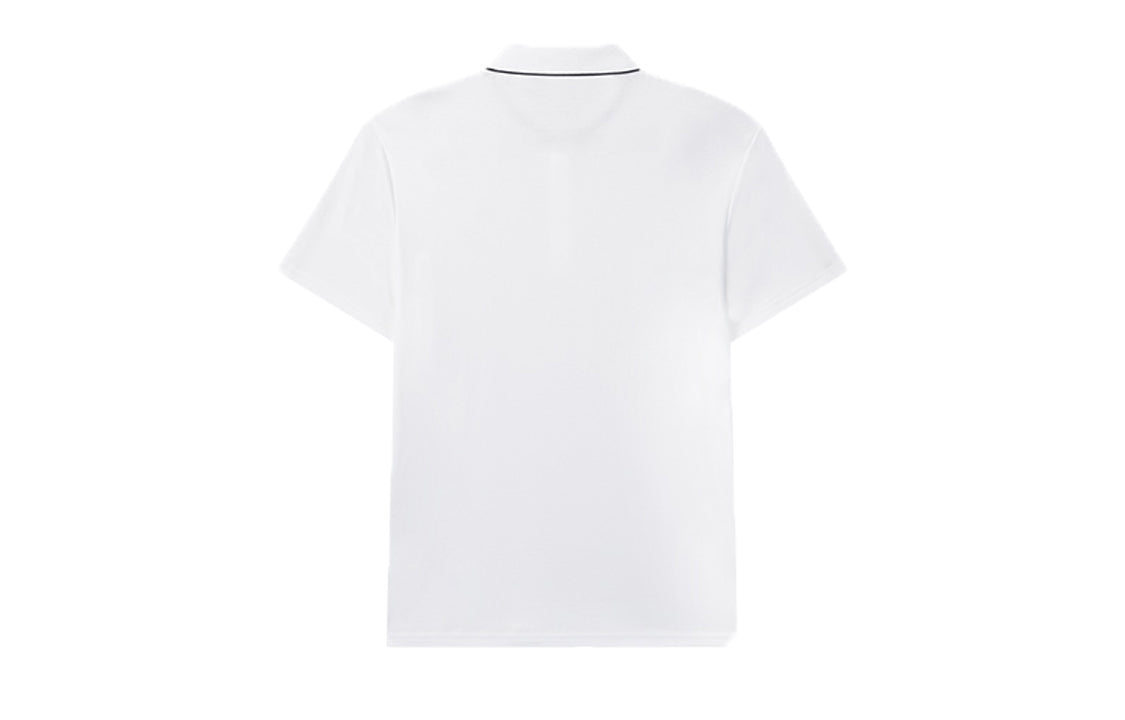 FILA Logo Printing Short Sleeve Polo Shirt White F61M021102F-WT