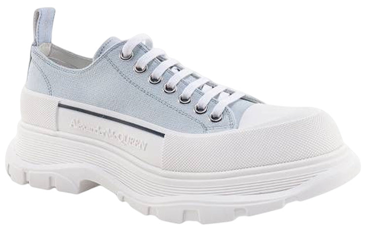 Alexander McQueen Tread Slick Lace Up Shoes 'Light Blue White' 705660W4V414589