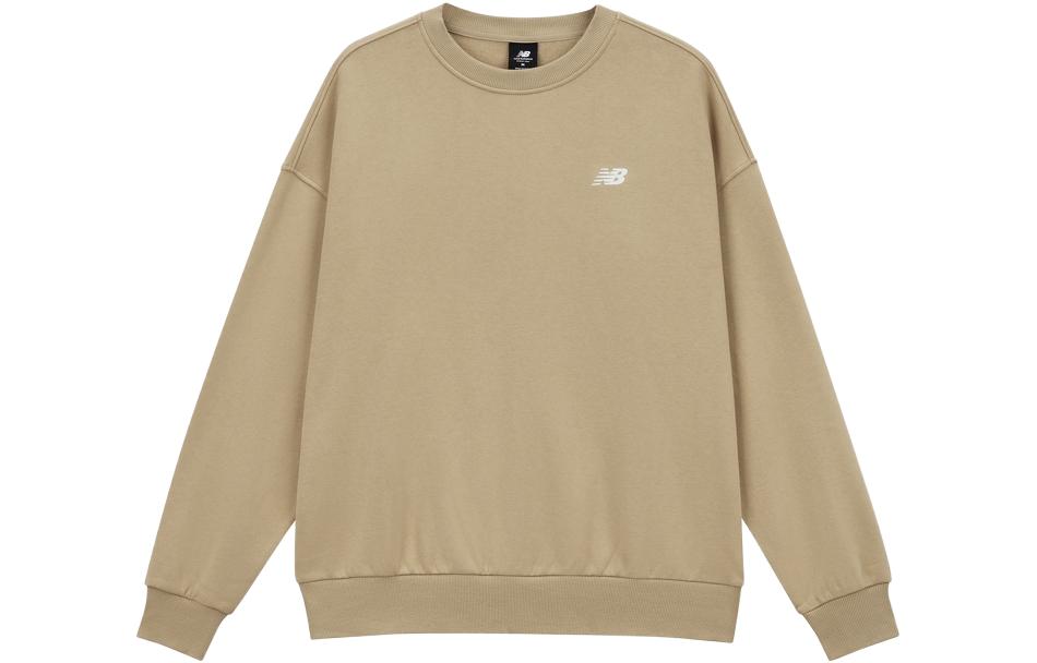 New Balance Casual Pullover Sweatshirt Asia Sizing 'Khaki' AMT33344-INC