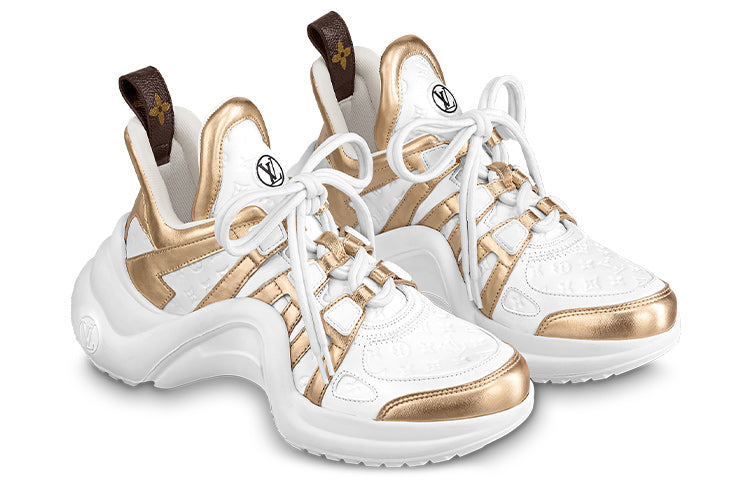 (WMNS) LOUIS VUITTON Archlight 1.0 Sneakers 'White Gold' 1ABVG1