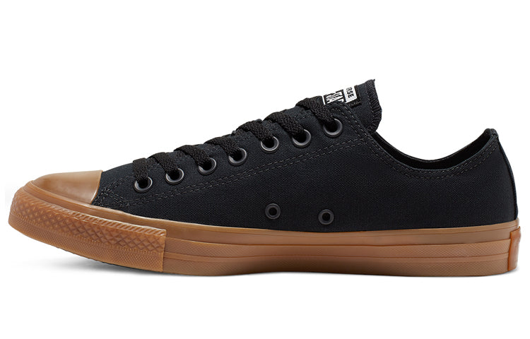 Converse Chuck Taylor All Star Canvas Wordmark Low Top 'Black Yellow' 166233C