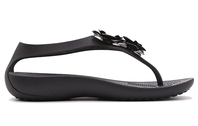 (WMNS) Crocs Breathable Cozy Lightweight Black Sandals 205600-060