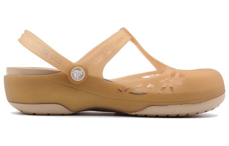 (WMNS) Crocs Gold Color Sandals 204939-277